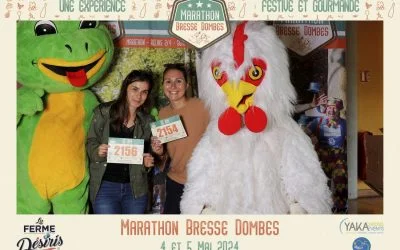 Immortaliser le Marathon Bresse Dombes 2024 avec Notre Photobooth et Cyclobooth
